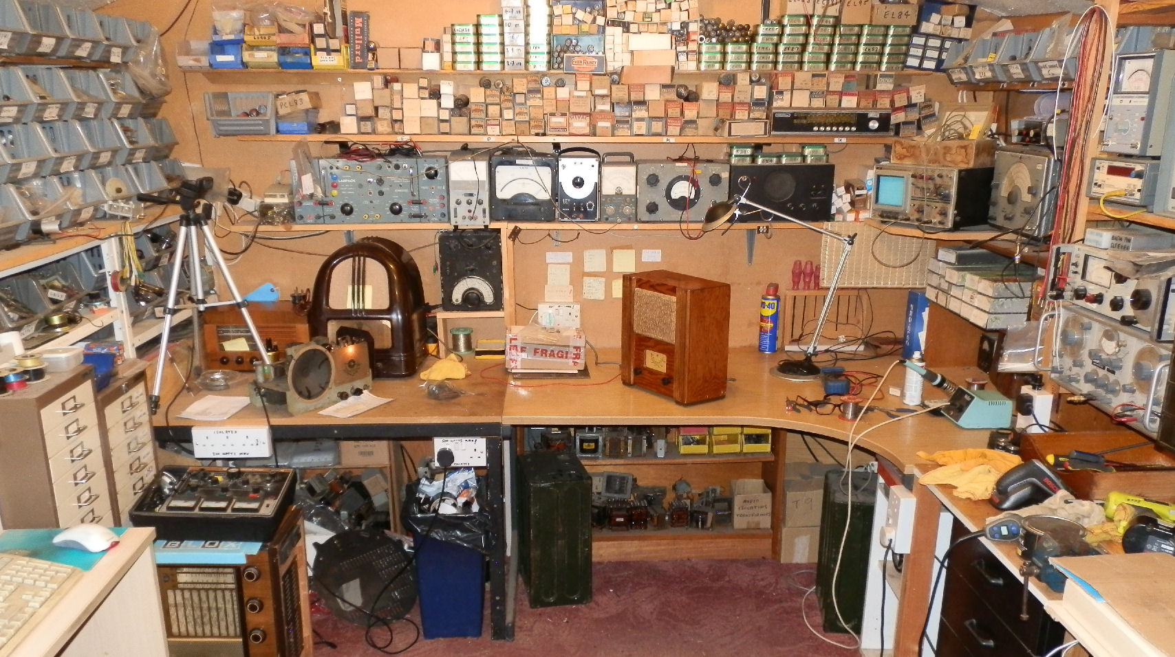 vintage valve radio servicing