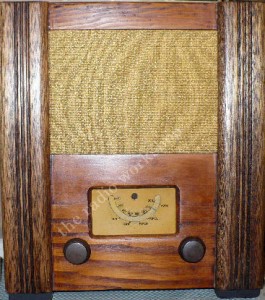 Civilian war time utility receiver radio