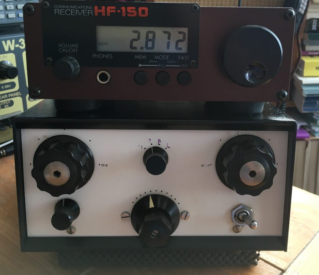 The ATU with the Lowe Hf150 receiver