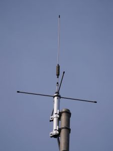 GB7CQ antenna. Sirio GP365-470C tuned for the 70cm band.
