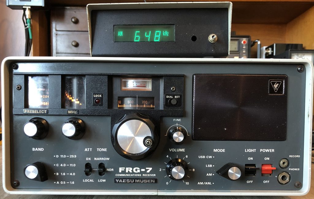 Yaesu FRG-7 with digital readout