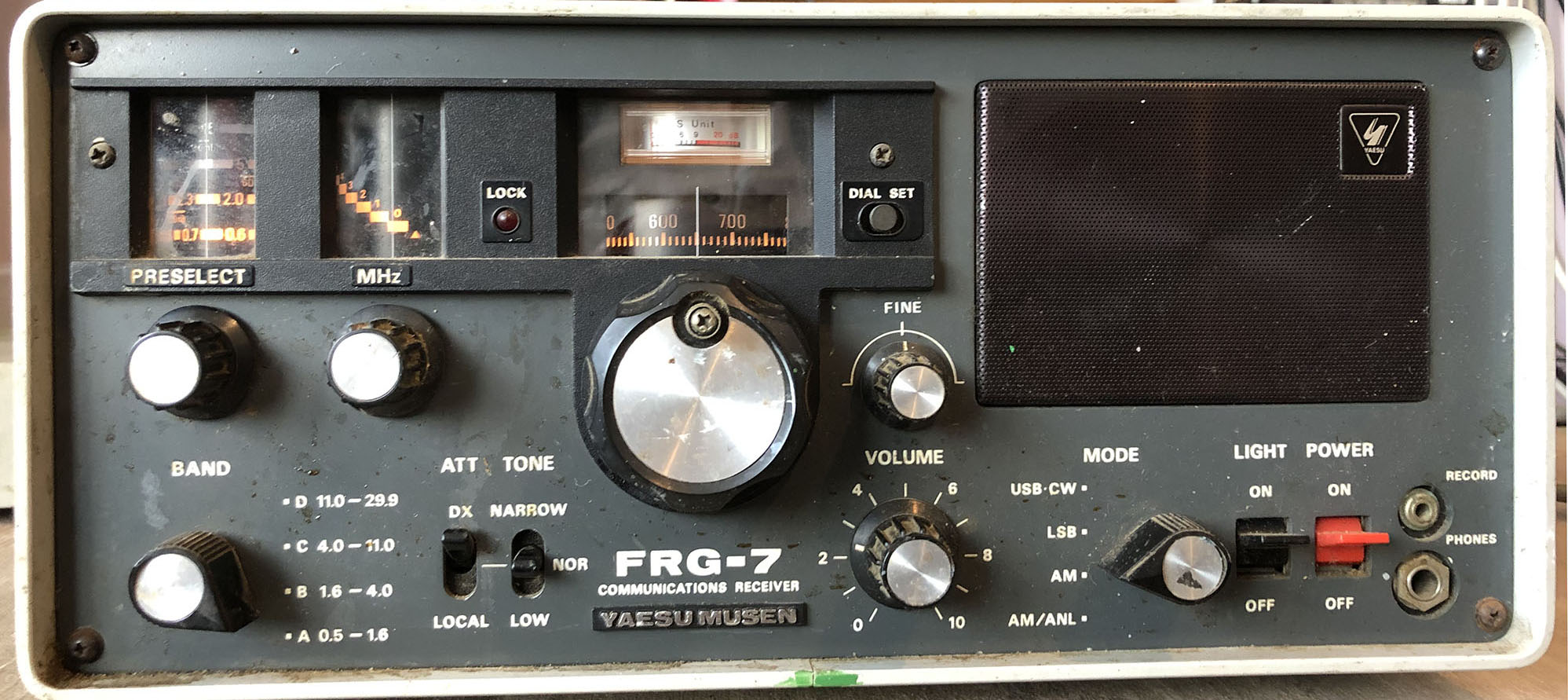 G4NSJ – Yaesu FRG-7 communications receiver & FRT-7700 ATU | Radio