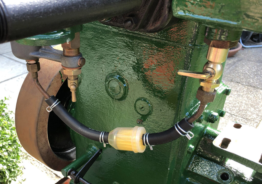 Lister D Engine fuel pipe