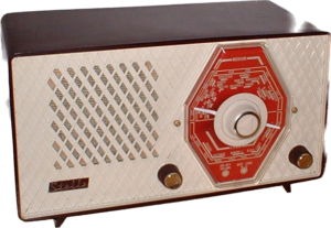 Vintage valve radio
