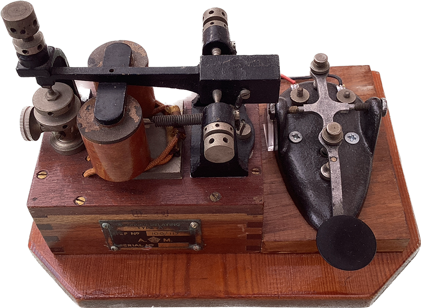 Morse sounder and key