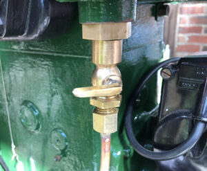 Leaking petrol tap