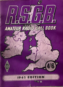 RSGB Call book 1962