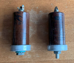 Vintage HV capacitors