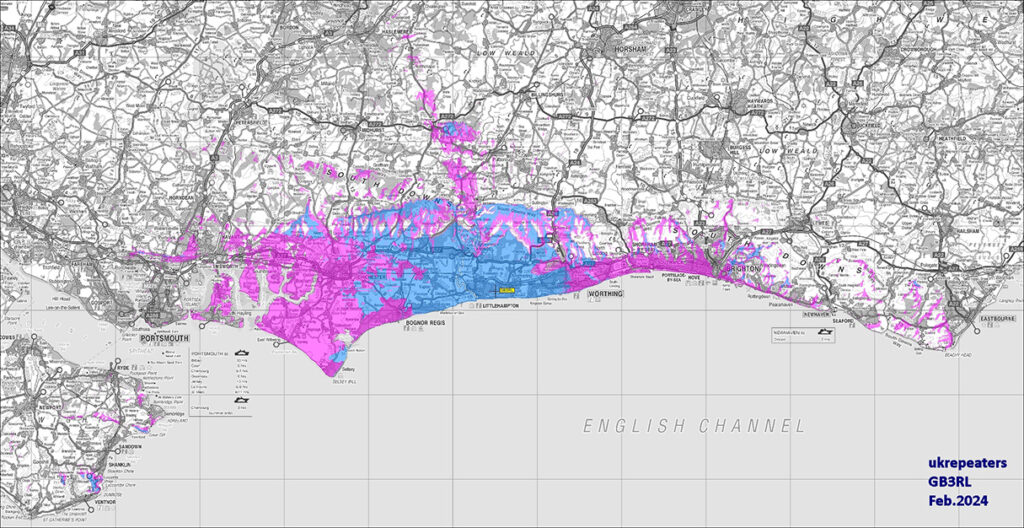 GB3RL predicted coverage map