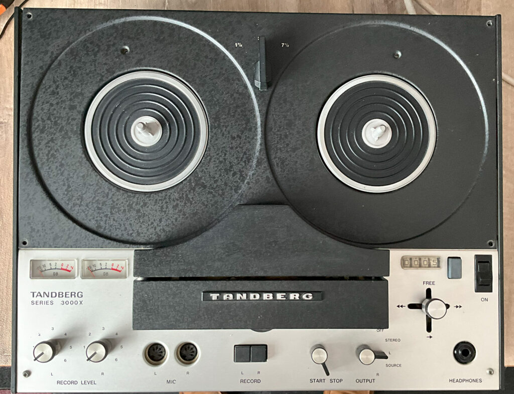 Tandberg 3000X series reel to reel tape deck