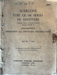 Marconi CR100 manual