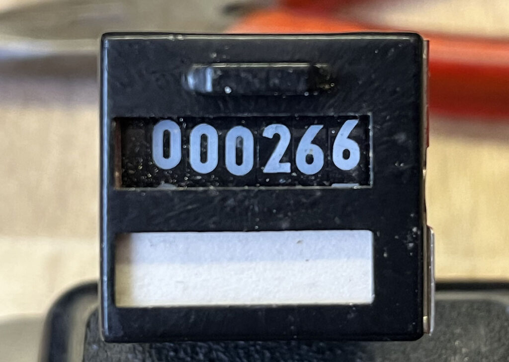 Strowger subscriber meter