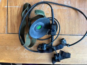 Clansman throat microphone headset