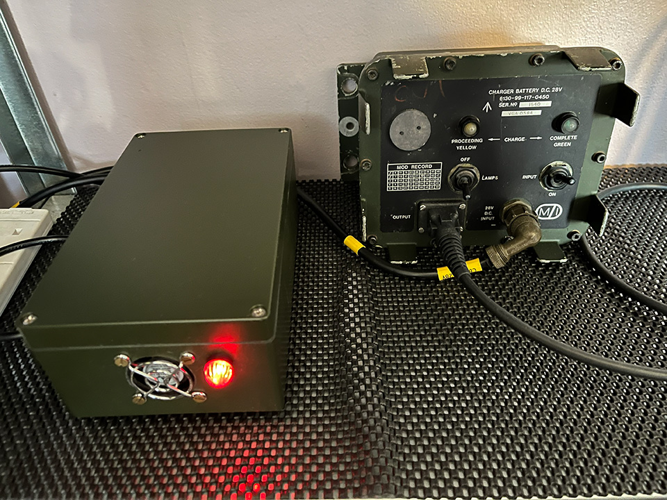 Clansman battery charger 28 volt power supply